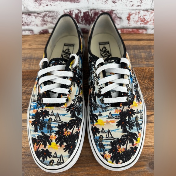 VANS "Off The Wall" Aloha Print Unisex Sneakers, US Size Men 11.5, Women N/A - Picture 4 of 11